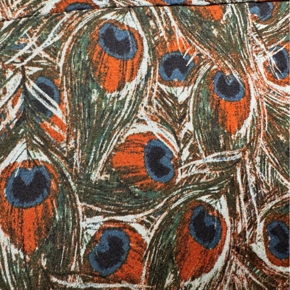 Gillian & Omalley Peacock Feather Robe Size XS/Small NWT - Picture 5 of 7